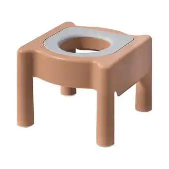 Walmart Elderly Squat Toilet Seat Stool Potty Chair for Bathroom Practical Portable Khaki Top offer