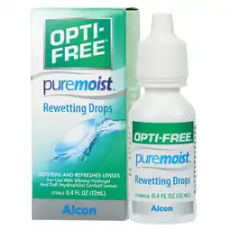 Walmart Opti-Free Puremoist Rewetting Eye Drops for use as needed throughout the day, 0.4 fl. oz offer