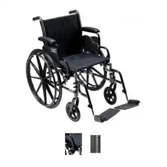 Walmart Drive Medical Cruiser lll 18 Inch Flip Back Detachable and Adjustable Height Desk Arms 1 per Case offer