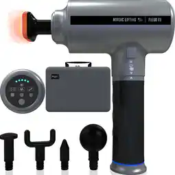 Walmart Nordic Lifting Fuego X9 Heated Massage Gun Muscle Recovery and Relief - Silver offer