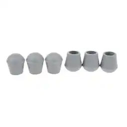 Walmart Gazechimp 5x6 Pieces Rubber Tip For Cane Crutches Chair 7/8 inch Gray 5 Pcs offer