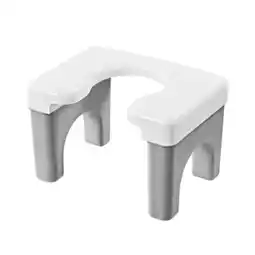 Walmart Squat Toilet Seat Stool Chairs Widen Panel Sturdy Easy to Wash Thick Material Adults Gray offer