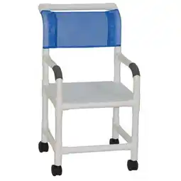 Walmart MJM International 118-3TW-F Shower Chair 18 in offer