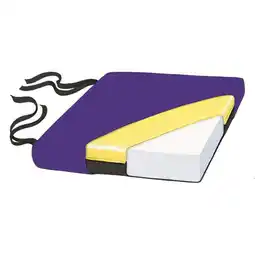 Walmart 6 in. Comfort Foam 18 in. Two Color Vinyl E-Z Rise Cushion offer
