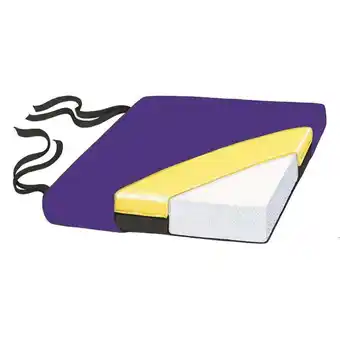 Walmart 6 in. Comfort Foam 18 in. Two Color Vinyl E-Z Rise Cushion offer