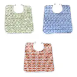 Walmart yotijay Large Washable Reusable Adult Bibs Eating Aid Clothing Protectors w/ Adjustable offer