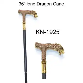 Walmart Sigma Impex Kn-1925 36 in. Dragon Walking Cane offer
