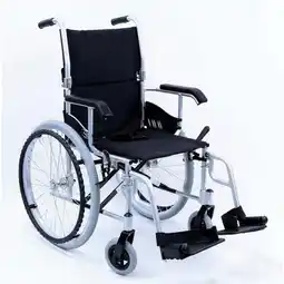 Walmart Karman LT-980-SI-E 18 in. 24 lbs Seat Ultra Lightweight Wheelchair with Elevating Legrest, Silver offer