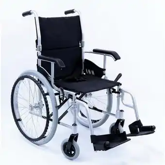 Walmart Karman LT-980-SI-E 18 in. 24 lbs Seat Ultra Lightweight Wheelchair with Elevating Legrest, Silver offer