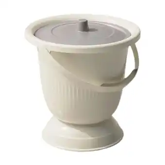 Walmart yotijay Chamber Pot Toilet Household Portable Bedpan for Children Home Use Women Men White Gray offer