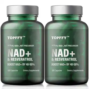 Walmart Topffy NAD Supplement, 120 Capsules*2, 2PCS offer