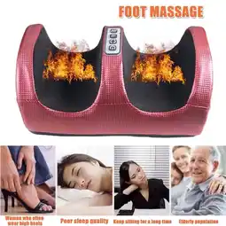 Walmart G PEH Electric Foot Calf Massager Massage Machine Ankle Leg Kneading Heating offer