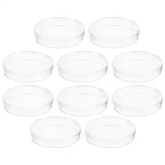 Walmart Raindrops Petri Dish Transparent Plastic For Scientists In Tissue Culture 10Pcs 2.6X2.6X0.6In offer