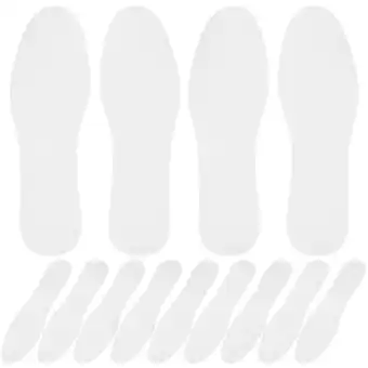 Walmart Sweat-absorbing Insoles 20 Pairs Shoe Inserts Men Women for Sneakers Boots Paper Women's White offer