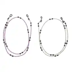 Walmart 2 Pcs Beaded Glasses Lanyard Eyeglass Holder Chain Reading Sunglasses Strap Miss offer