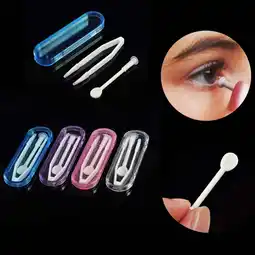 Walmart Fairnull 2Sets Contact Lens Accessory Safety Tweezers Insert Remover Eye Care Nursing Kit offer