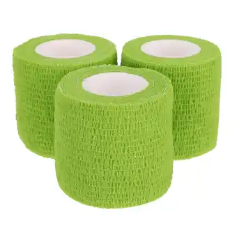 Walmart Pet Bandage Sports Fixing Bandages Glue Tape Elasticity Breathable Non-woven Fabric 3 Rolls offer