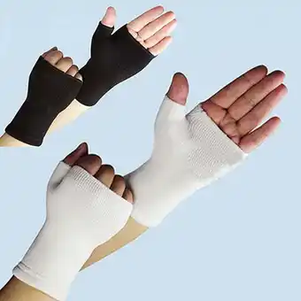 Walmart ASKMZ 1Pair Elastic Palm Gloves Sport Hand Wrist Arthritis Brace Sleeve Support for Sports offer