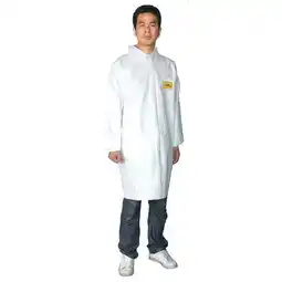 Walmart Condor Lab Coat,L,White,Microp Lam,PK8 30C561 offer