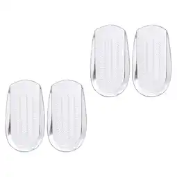 Walmart 2 Pairs Shoe Inserts Silicone Heel Cushion Anti-wear Pad Grips Cushions Non-slip offer