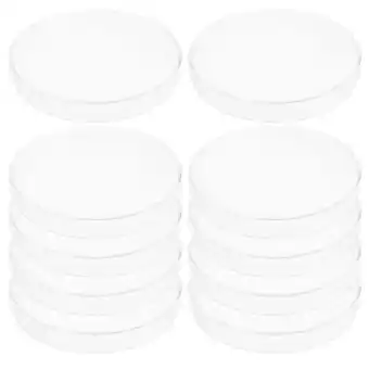 Walmart Raindrops Specimen Dishes Clear Plastic 10Pcs 9X9cm offer