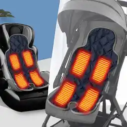 Walmart 2024 USB Intelligent Heating Backrest Cushion Seat Heating Cushion Washable Heating Cushion offer