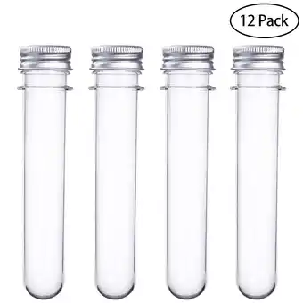 Walmart UEETEK 12pcs Plastic Test Tubes with Screw Caps 40ml Bath Salt Containers offer
