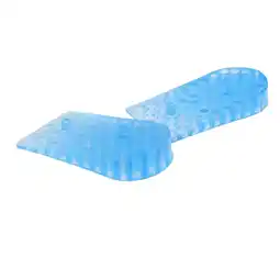 Walmart MERRYHAPY Invisible Silicone Height Enhancing Insoles 1 Pair 3.7in Blue offer