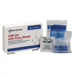 Walmart First Aid Only CPR Kit,Adult,White,4 Pieces 205-CPR/FAO offer