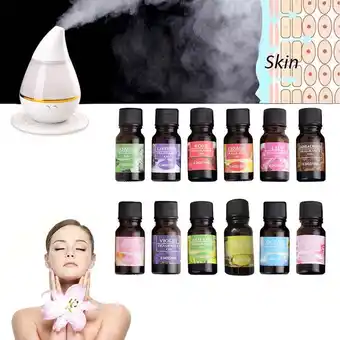 Walmart Fairnull 10ml Natural Water Solubility Pure Essential Oil Therapeutic Plant Aromatic offer