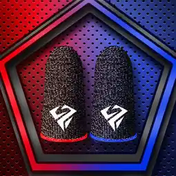 Walmart ASKMZ Gaming Finger Sleeves Anti slip Sweatproof Ultra thin Gloves Fingertip Cover for Mobile Game offer
