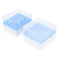 Walmart 2 Pcs Tube Box Cryovial Holder Freezing Tubes Container Pp offer