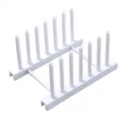 Walmart Giyblacko Storage Rack Kitchen Plastic Pot Lid Shelf Cooking Storage Kitchen Decor Tool Stand Holder offer