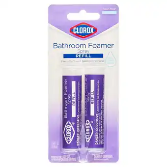 Walmart Clorox Bathroom Foamer Refill Cartridge, two Refill Cartridges - 0.66 Ounces offer