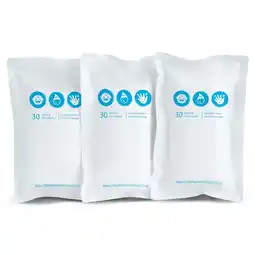 Walmart SafeFit Baby Travel Wipes Refills, Fragrance Free, 3 Pack offer