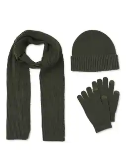 Walmart Time and Tru Women's Beanie, Scarf, and Touch Gloves Set, 3-Piece offer