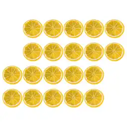 Walmart 20pcs Artificial Lemon Slices Plastic Fruit Decorations offer