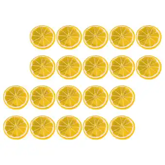 Walmart 20pcs Artificial Lemon Slices Plastic Fruit Decorations offer