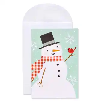 Walmart American Greetings Blank Holiday Cards with Envelopes, Snowman (48-Count) offer