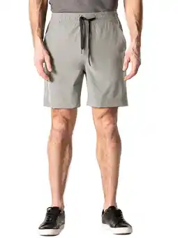 Walmart PLUGG Clothing Men's Kingston 7 Pull On Stretch Microfiber Flat Front Short offer