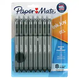 Walmart Paper Mate InkJoy Gel Pens, Medium Point, Black, 8 Pack offer