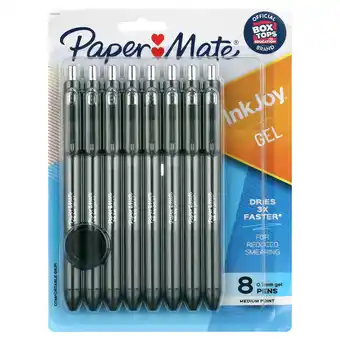 Walmart Paper Mate InkJoy Gel Pens, Medium Point, Black, 8 Pack offer