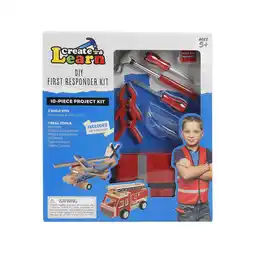 Walmart Create & Learn Kids DIY First Responder Kit with Real Tools & First Responder Vest offer