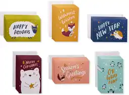 Walmart American Greetings Holiday Card Bundle, Christmas, Holidays, New Years (48-Count) offer