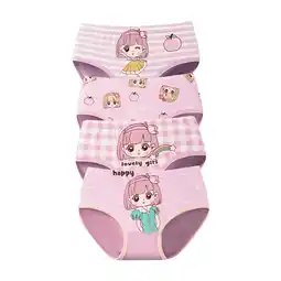 Walmart Utlike 4 Pack Girls Underwear Cute Cartoon Briefs Panty Comfort Toddler Panties Size 5 Years-6 Years offer