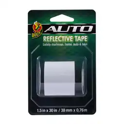 Walmart Duck Brand White Acrylic Auto Reflective Tape, 1.5 in. x 30 in offer