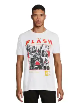 Walmart The Flash Men's and Big Men's Graphic Tees, Sizes S - 3XL offer