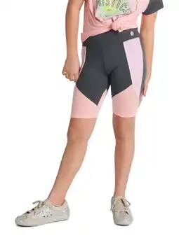 Walmart Justice Girls Collection X Colorblocked Bike Shorts with Tech Pocket, Sizes XS-XXL offer