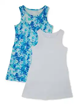 Walmart Athletic Works Girl's Active Dress, 2-Pack, Sizes 4-18 & Plus offer