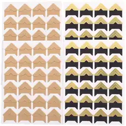 Walmart 8 Sheets Photo Corner Stickers Self Adhesive Photo Mounting Corners Picture Frame Protector offer